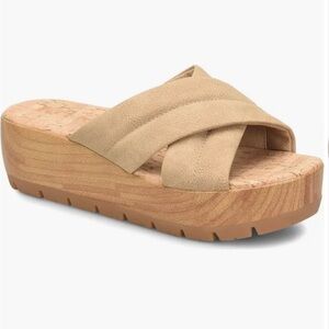 KORKS Faithe Natural Sandal Size 10